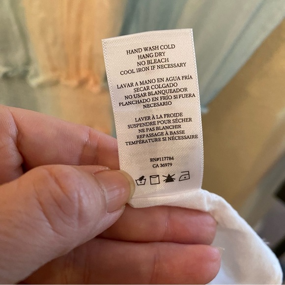 RAILS Women Ashlyn Gradient Smocked Waist Linen Blend Dress Size Small - Picture 8 of 8